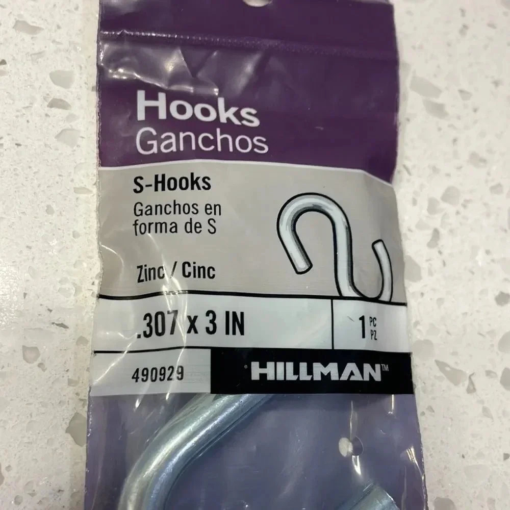 Nwt Hillman S Hook .307x3 inches. I piece